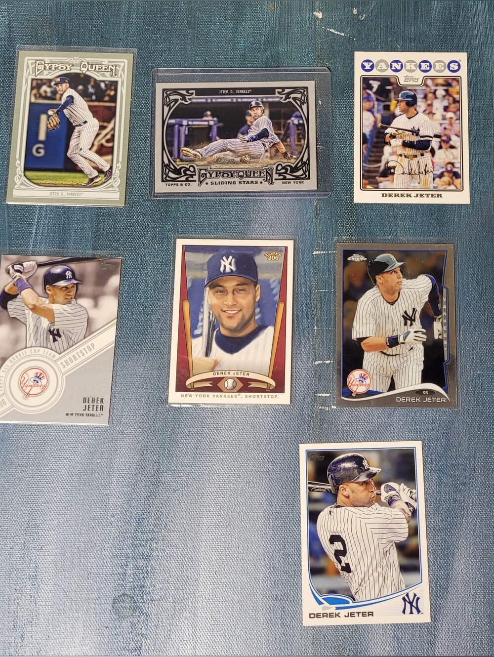 Derek Jeter Baseball Card Lot